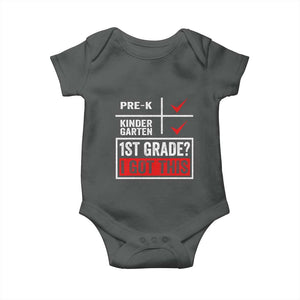 Boys and Girls First Day of First Grade Baby Onesie Back to School