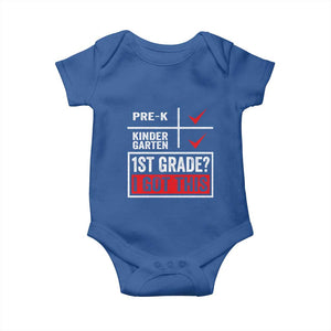 Boys and Girls First Day of First Grade Baby Onesie Back to School