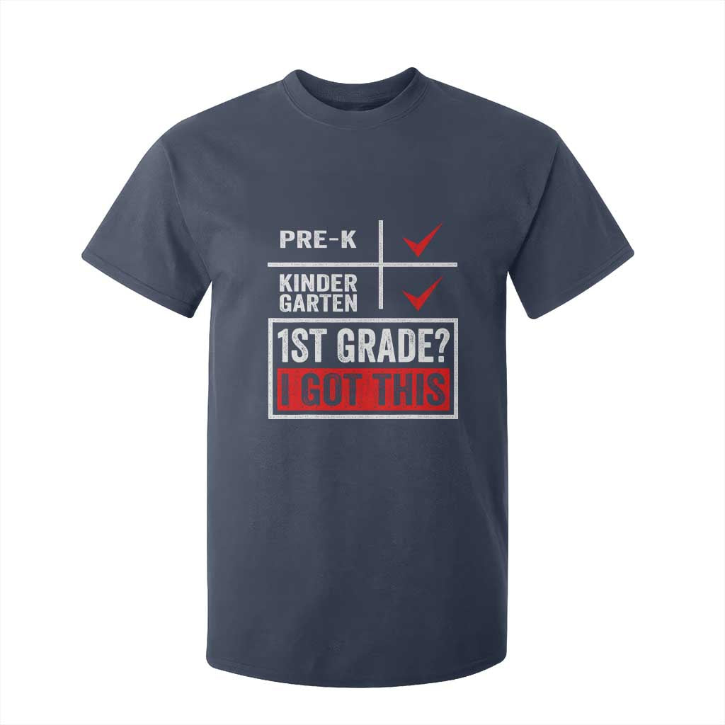 Boys and Girls First Day of First Grade T Shirt For Kid Back to School