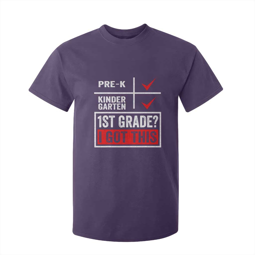 Boys and Girls First Day of First Grade T Shirt For Kid Back to School