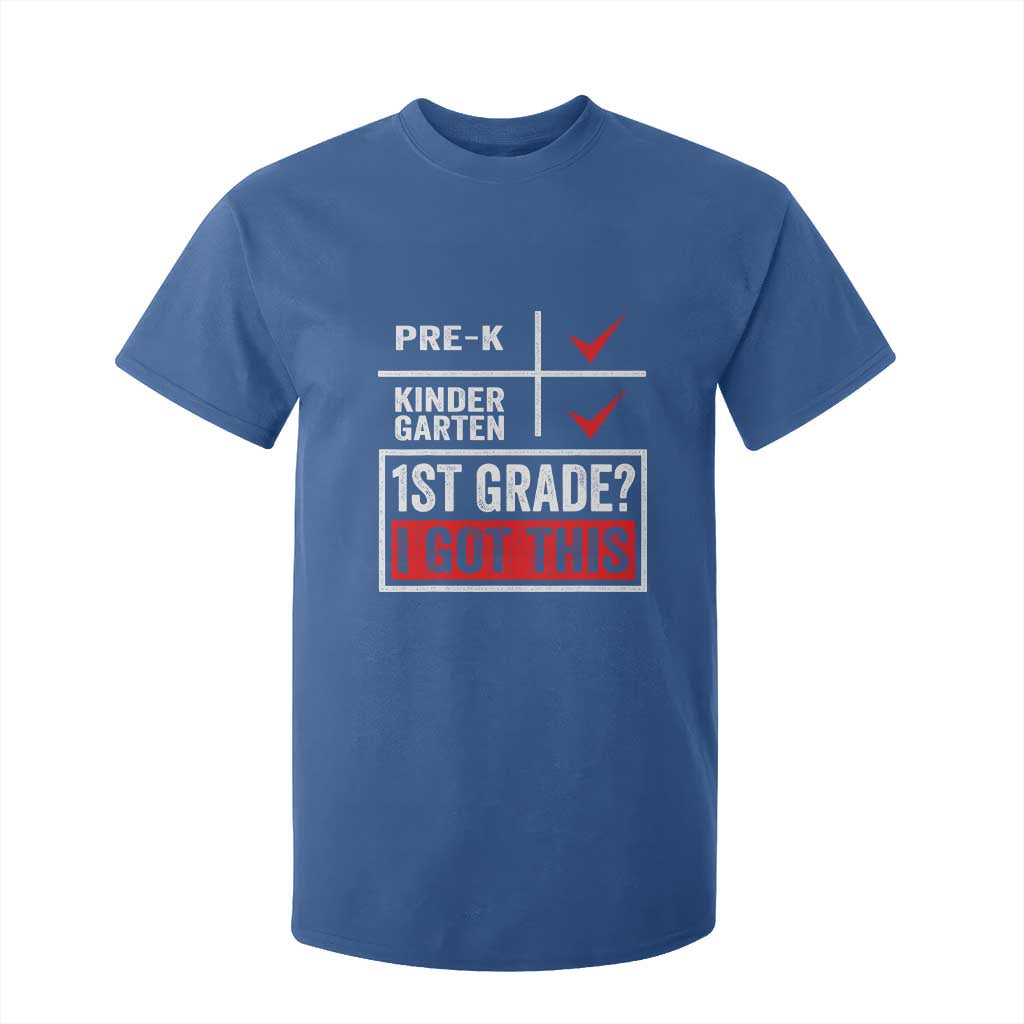 Boys and Girls First Day of First Grade T Shirt For Kid Back to School