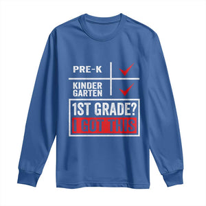Boys and Girls First Day of First Grade Long Sleeve Shirt Back to School