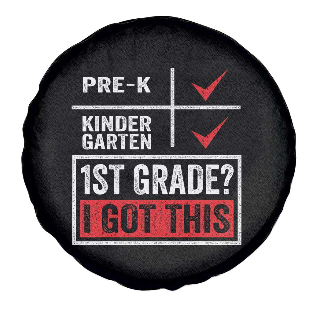 Boys and Girls First Day of First Grade Spare Tire Cover Back to School