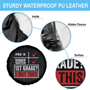 Boys and Girls First Day of First Grade Spare Tire Cover Back to School
