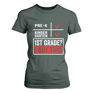 Boys and Girls First Day of First Grade T Shirt For Women Back to School