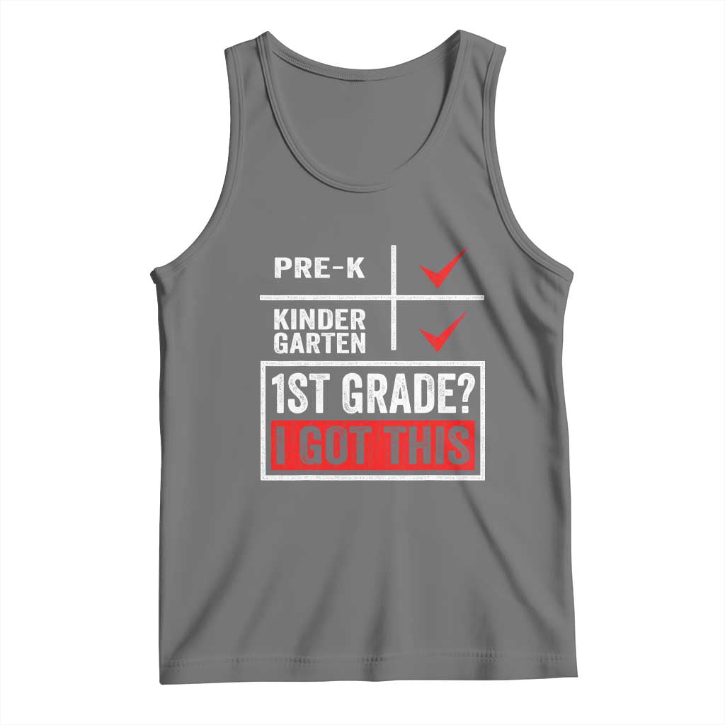 Boys and Girls First Day of First Grade Tank Top Back to School