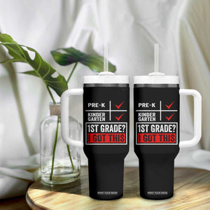 Boys and Girls First Day of First Grade Tumbler With Handle Back to School