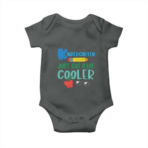 Kindergarten Just Got Cooler Baby Onesie Funny 1st Day Back to School Kids Gift