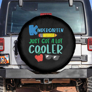 Kindergarten Just Got Cooler Spare Tire Cover Funny 1st Day Back to School Kids Gift