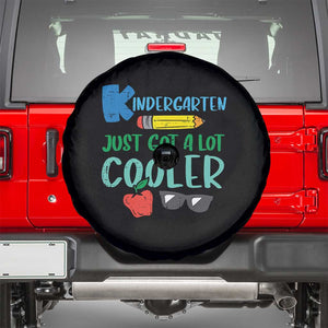 Kindergarten Just Got Cooler Spare Tire Cover Funny 1st Day Back to School Kids Gift
