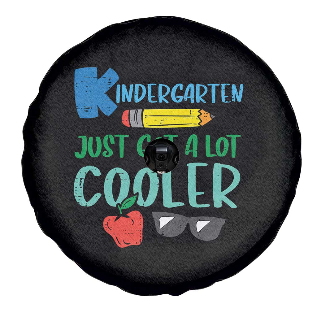 Kindergarten Just Got Cooler Spare Tire Cover Funny 1st Day Back to School Kids Gift