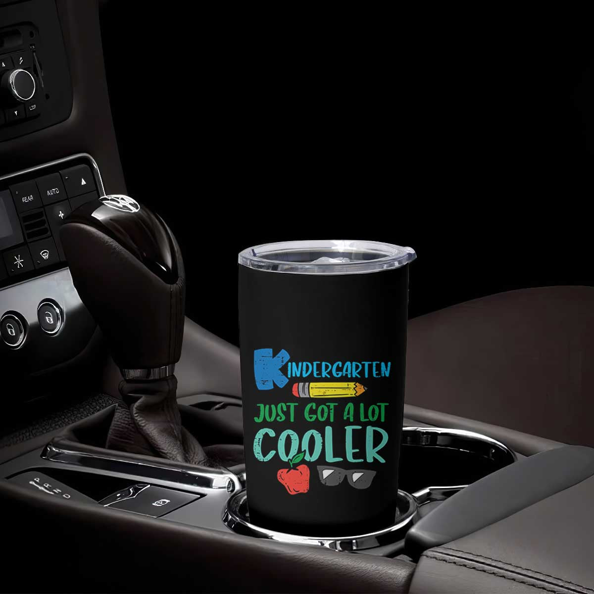 Kindergarten Just Got Cooler Tumbler Cup Funny 1st Day Back to School Kids Gift