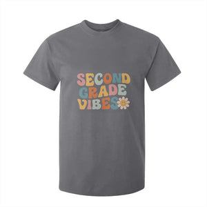 Groovy Retro Second Grade Vibes T Shirt For Kid Back to School 2nd Grade Team