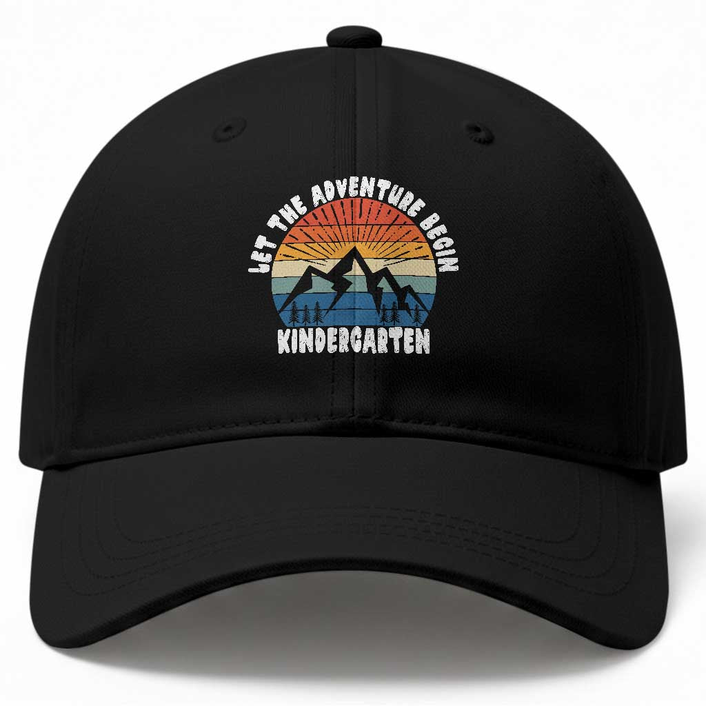 Kindergarten First Day of School Baseball Cap Let the Adventure Begin Cute Back to School Gift