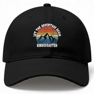 Kindergarten First Day of School Baseball Cap Let the Adventure Begin Cute Back to School Gift