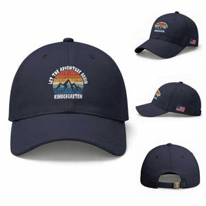 Kindergarten First Day of School Baseball Cap Let the Adventure Begin Cute Back to School Gift