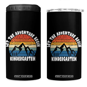 Kindergarten First Day of School 4 in 1 Can Cooler Tumbler Let the Adventure Begin Cute Back to School Gift