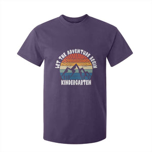 Kindergarten First Day of School T Shirt For Kid Let the Adventure Begin Cute Back to School Gift