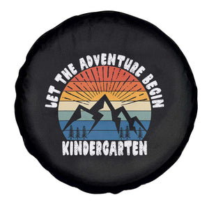 Kindergarten First Day of School Spare Tire Cover Let the Adventure Begin Cute Back to School Gift