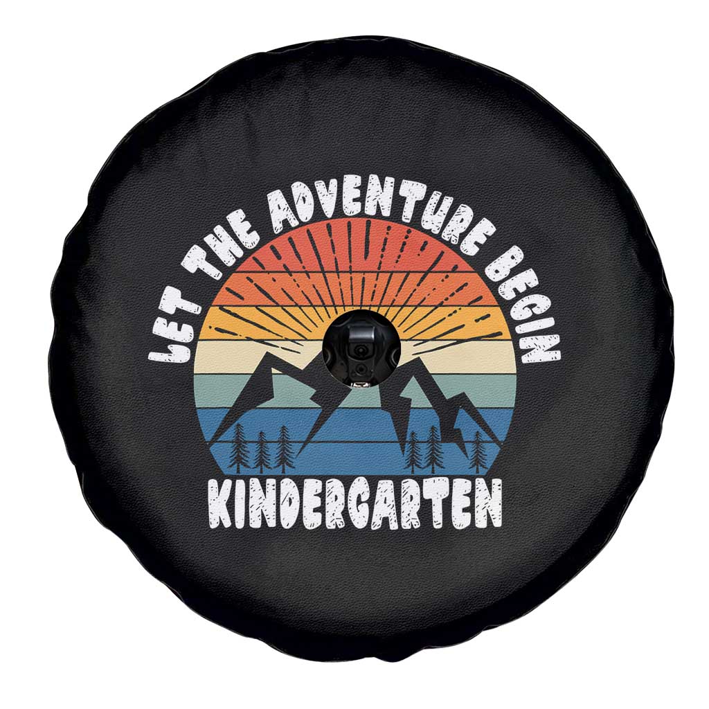 Kindergarten First Day of School Spare Tire Cover Let the Adventure Begin Cute Back to School Gift