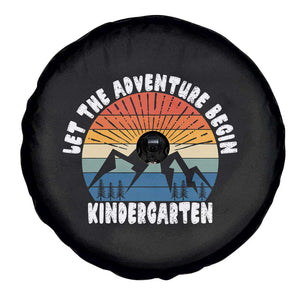 Kindergarten First Day of School Spare Tire Cover Let the Adventure Begin Cute Back to School Gift