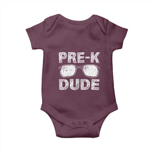 Pre-K Dude Cool First Day of Preschool Baby Onesie Back to School Boys Gift