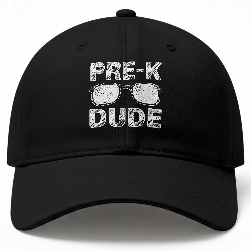 Pre-K Dude Cool First Day of Preschool Baseball Cap Back to School Boys Gift