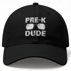 Pre-K Dude Cool First Day of Preschool Baseball Cap Back to School Boys Gift