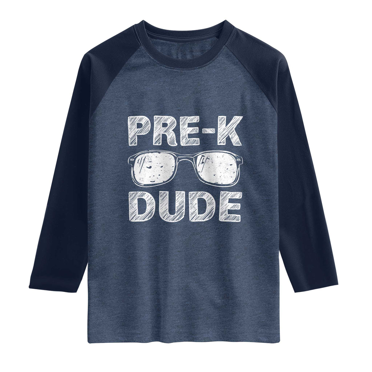 Pre-K Dude Cool First Day of Preschool Raglan Shirt Back to School Boys Gift