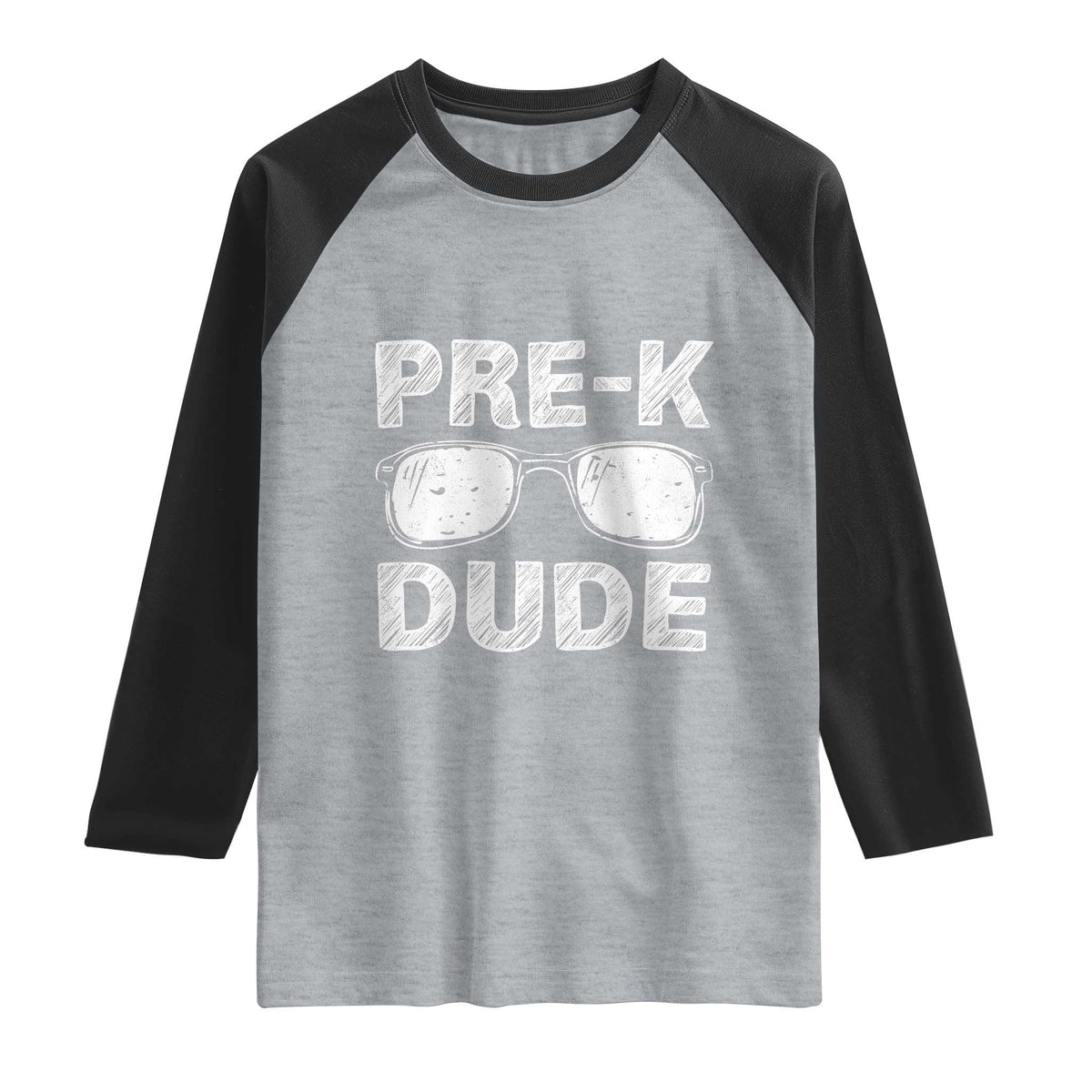 Pre-K Dude Cool First Day of Preschool Raglan Shirt Back to School Boys Gift
