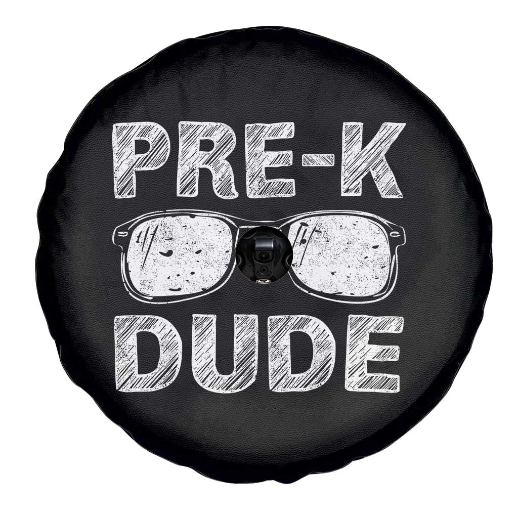 Pre-K Dude Cool First Day of Preschool Spare Tire Cover Back to School Boys Gift