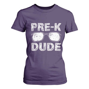 Pre-K Dude Cool First Day of Preschool T Shirt For Women Back to School Boys Gift