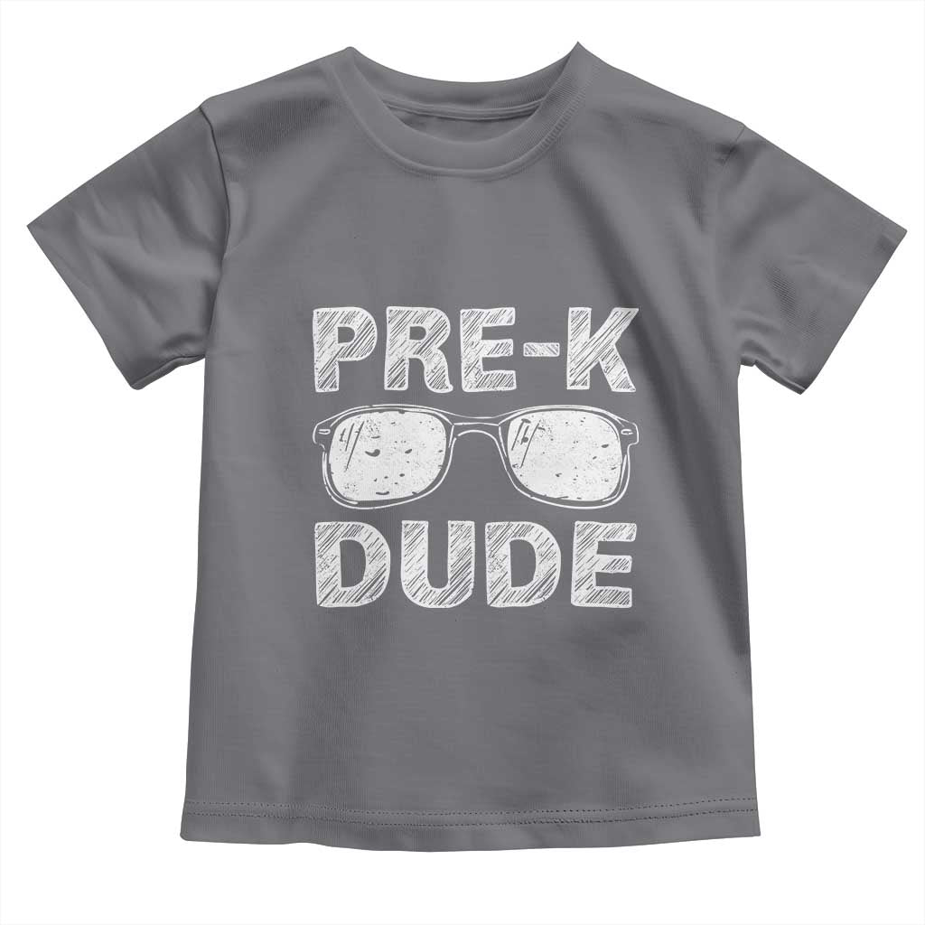 Pre-K Dude Cool First Day of Preschool Toddler T Shirt Back to School Boys Gift