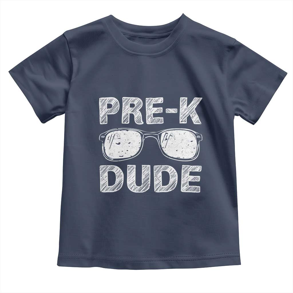 Pre-K Dude Cool First Day of Preschool Toddler T Shirt Back to School Boys Gift