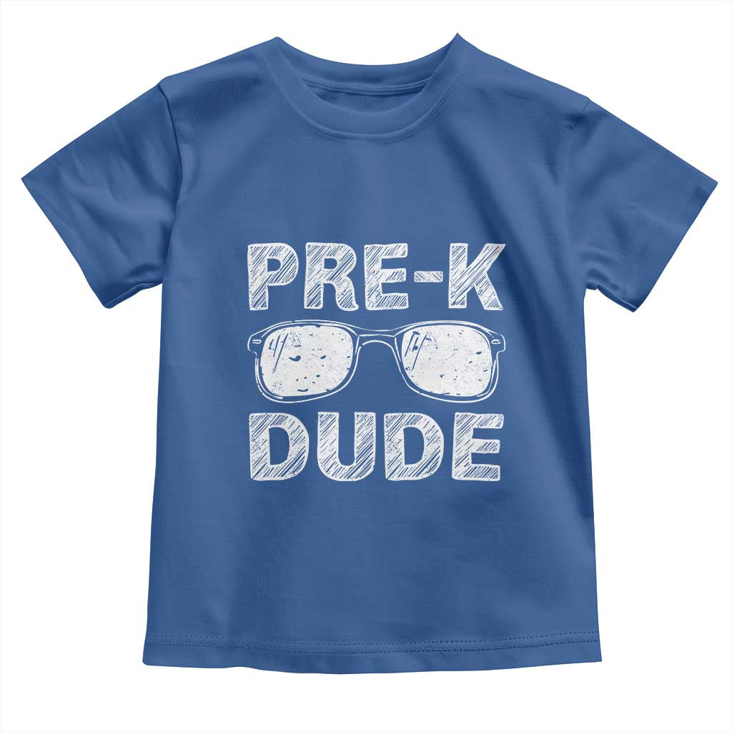 Pre-K Dude Cool First Day of Preschool Toddler T Shirt Back to School Boys Gift