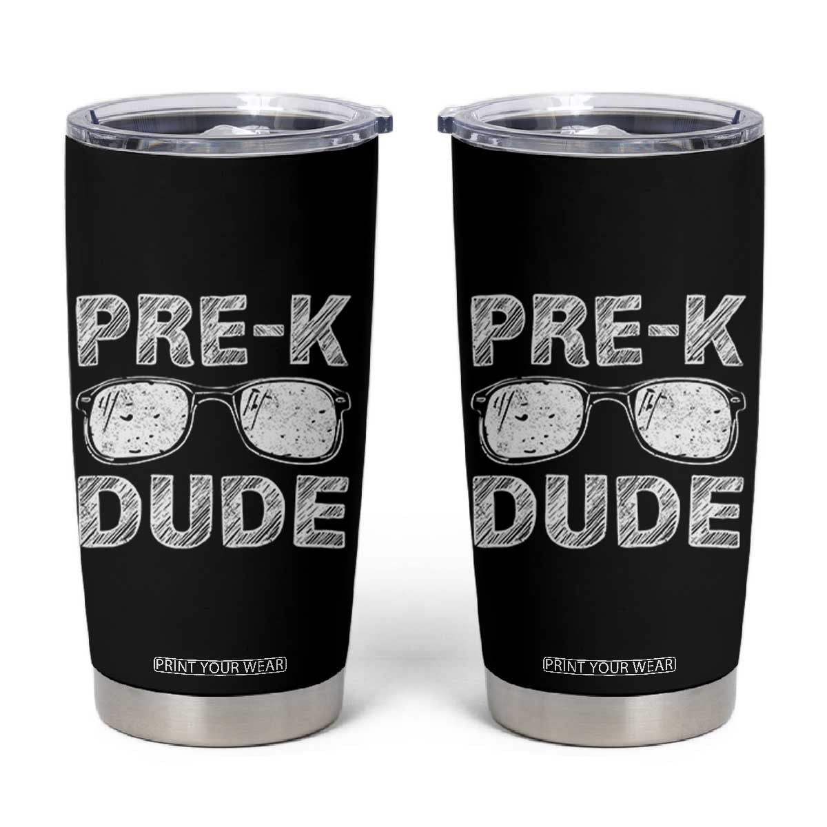 Pre-K Dude Cool First Day of Preschool Tumbler Cup Back to School Boys Gift