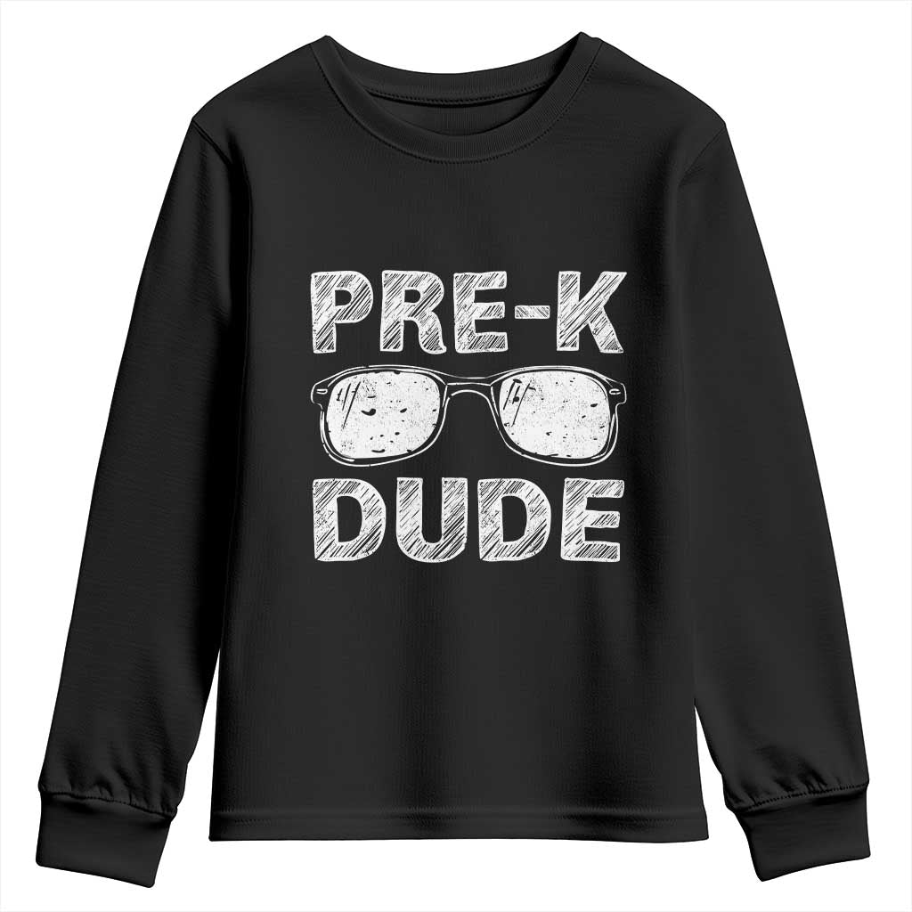 Pre-K Dude Cool First Day of Preschool Youth Sweatshirt Back to School Boys Gift