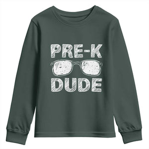 Pre-K Dude Cool First Day of Preschool Youth Sweatshirt Back to School Boys Gift