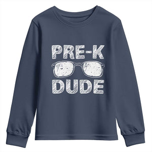 Pre-K Dude Cool First Day of Preschool Youth Sweatshirt Back to School Boys Gift