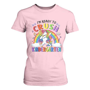 Ready to Crush Kindergarten Cute Girls T Shirt For Women First Day Back to School