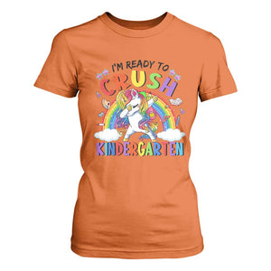 Ready to Crush Kindergarten Cute Girls T Shirt For Women First Day Back to School