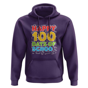 Happy 100 Days Hoodie 100th Day of School Celebration TS01 Purple Print Your Wear
