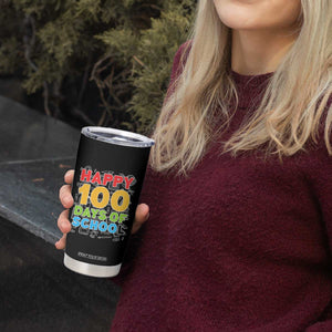 Happy 100 Days of School Tumbler Cup Cute Celebration Gift for Teachers and Kids