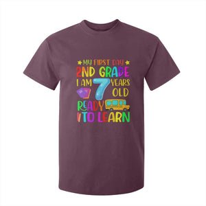 My First Day of 2nd Grade T Shirt For Kid Ready to Learn Back to School