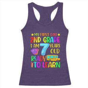 My First Day of 2nd Grade Racerback Tank Top Ready to Learn Back to School