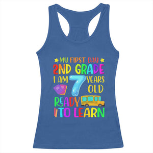 My First Day of 2nd Grade Racerback Tank Top Ready to Learn Back to School