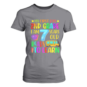My First Day of 2nd Grade T Shirt For Women Ready to Learn Back to School