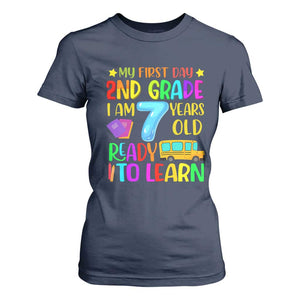My First Day of 2nd Grade T Shirt For Women Ready to Learn Back to School