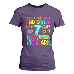 My First Day of 2nd Grade T Shirt For Women Ready to Learn Back to School