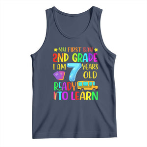 My First Day of 2nd Grade Tank Top Ready to Learn Back to School